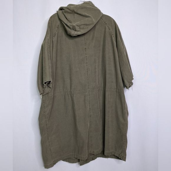 Free People ReWorked Army Jacket Olive Green NWT Size Medium $168 - Picture 6 of 8